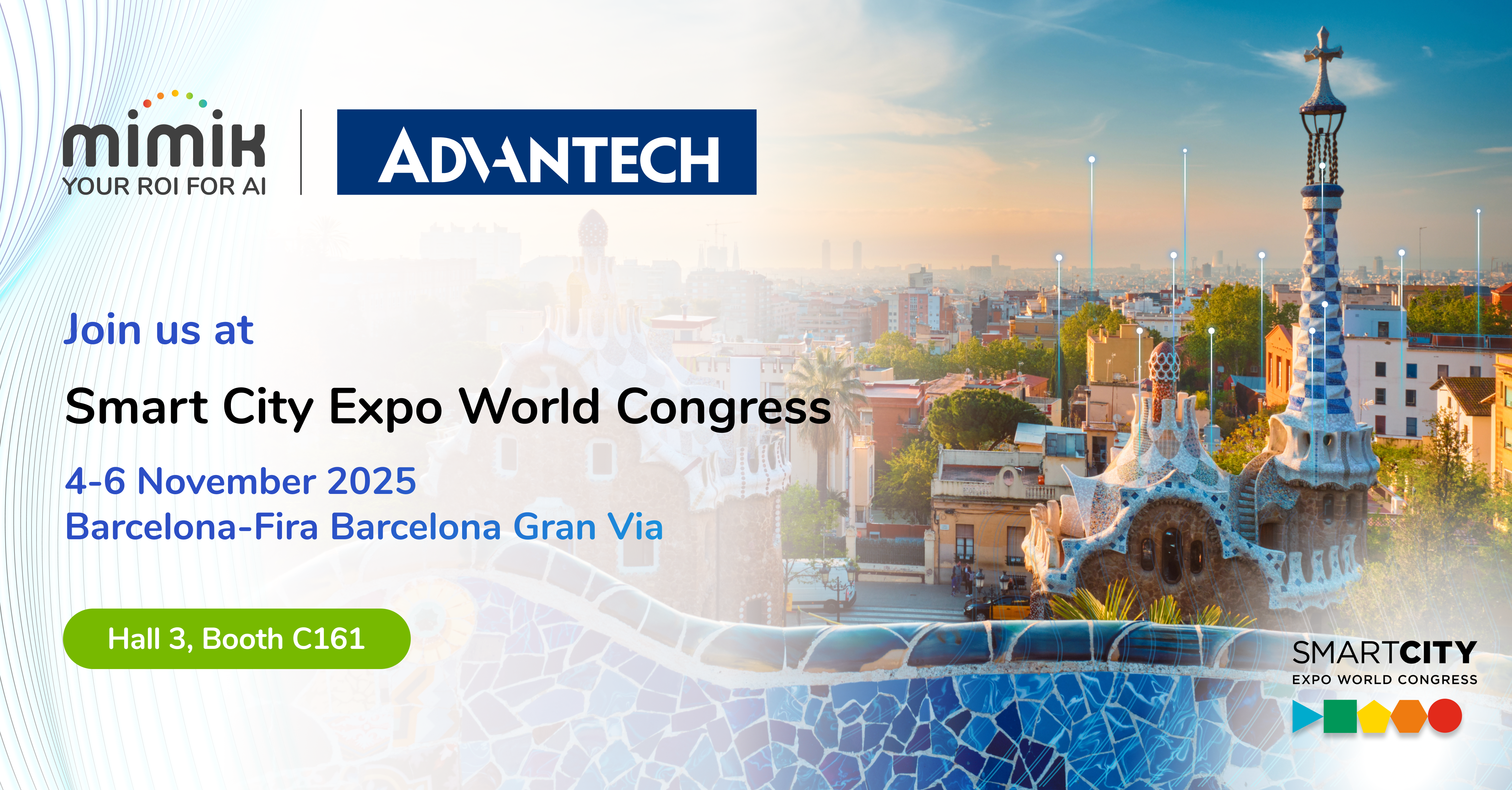 mimik and Advantech at Smart City Expo World Congress 2025
